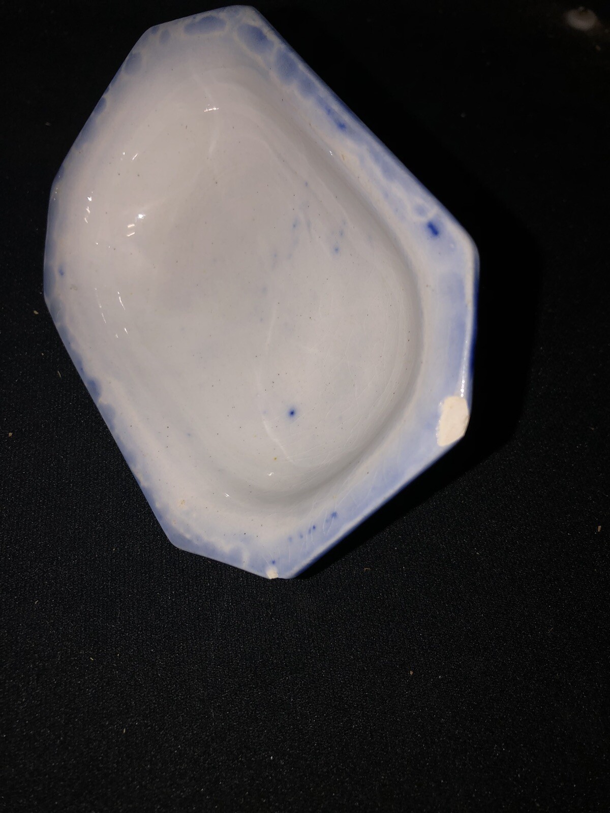 temple flow blue 3pc soap dish