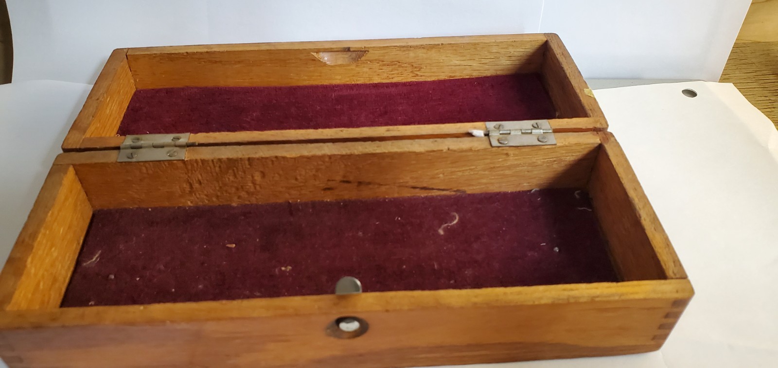 Wheeler & Wilson treadle sewing machine attachments box (Loc R55BX s6)