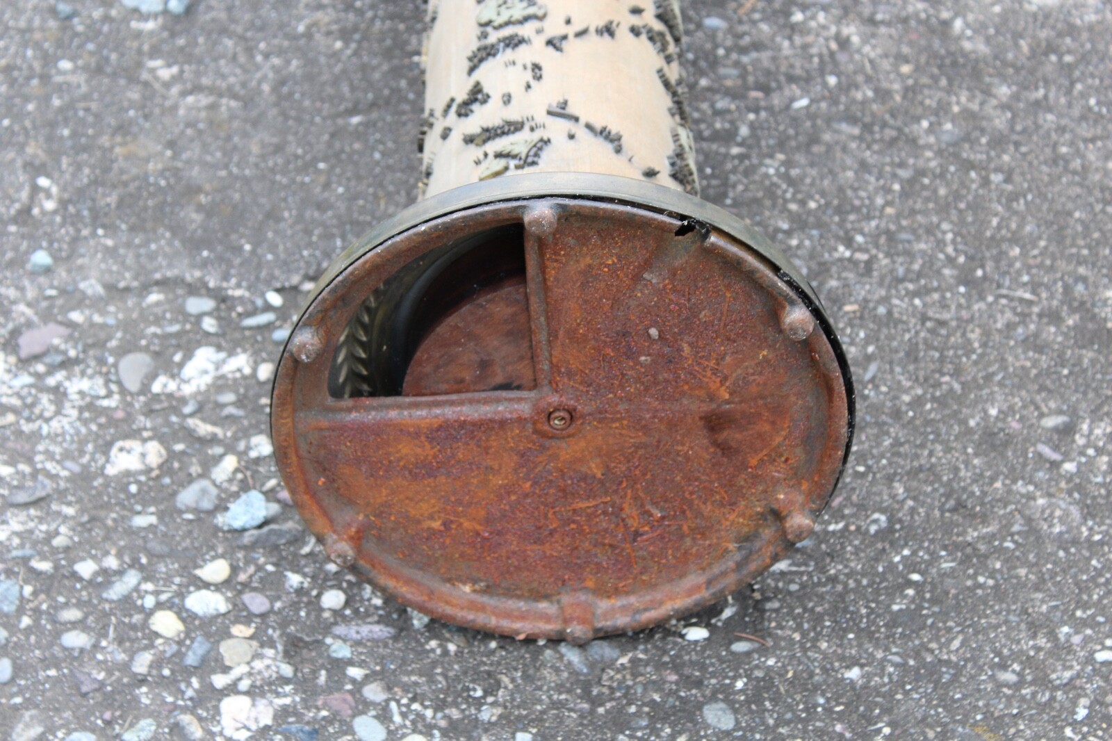 Antique Victorian Wall Paper Pattern Press Cylinder Primitive Wallpaper