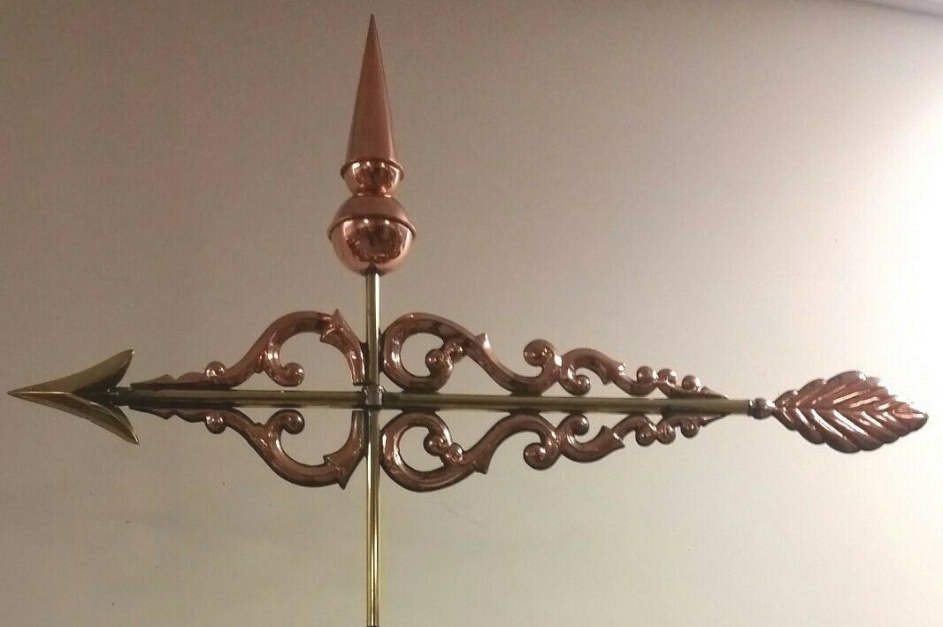 41” Extra Large COPPER arrow ,top only