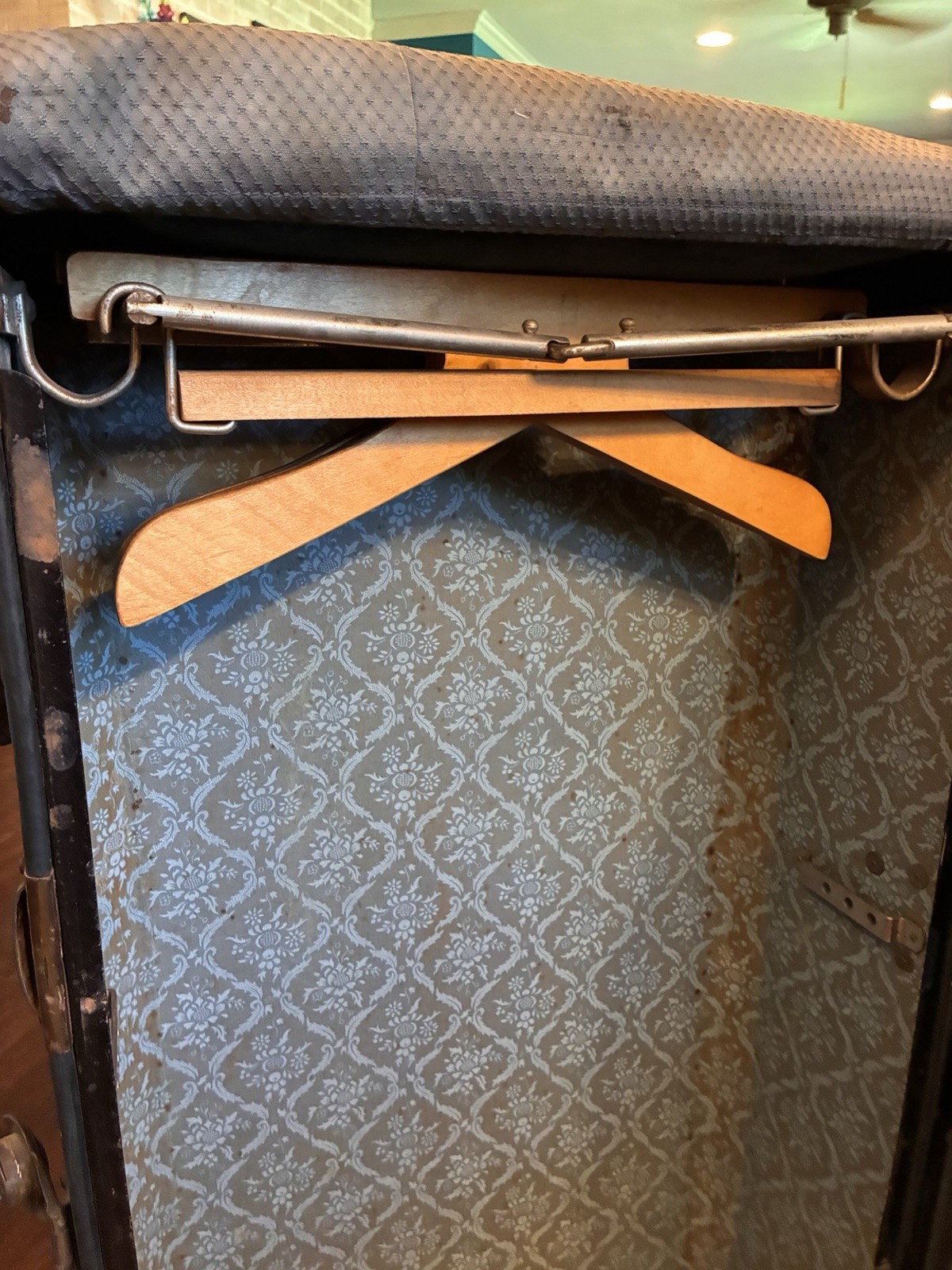 Antique Steamer Wardrobe Trunk Steampunk