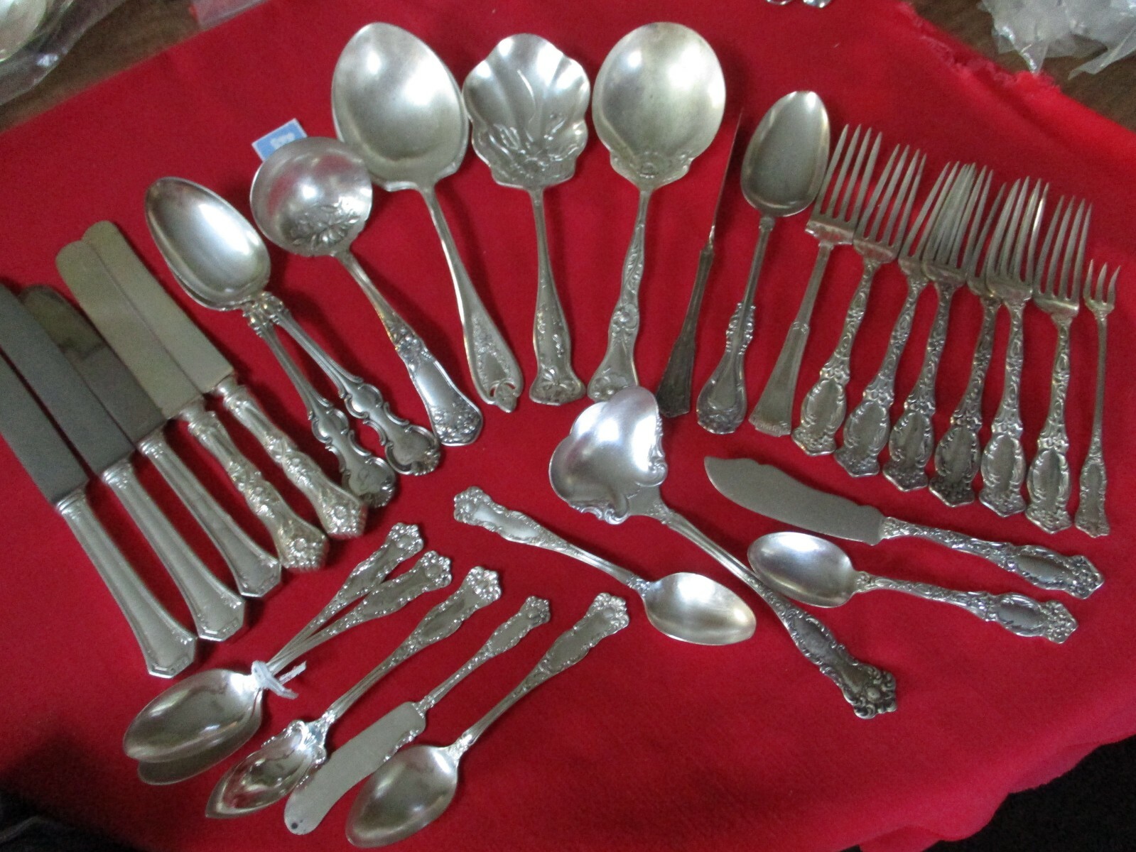 (30) Antique Silverplate Flatware/Serving Pieces, Mixed Lot #25