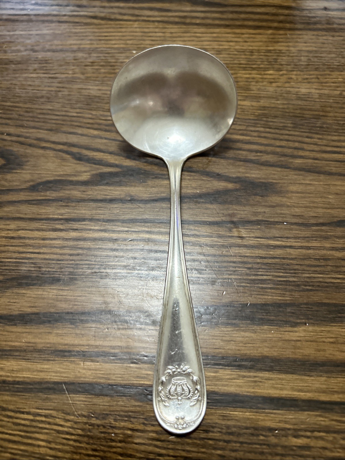 VINTAGE Rogers & Son AA SILVER PLATED SAUCE LADLE ~ 6 5/8 in