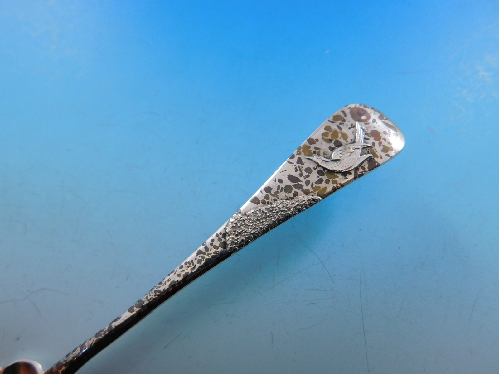 Cairo by Gorham Sterling Silver Sugar Spoon Aesthetic Applied Bird 6 1/4″