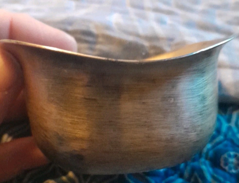 COHRS Denmark EPNS Electroplated Dipping Bowl? Small 3.5″ X 3″ 1.75 Inches Deep