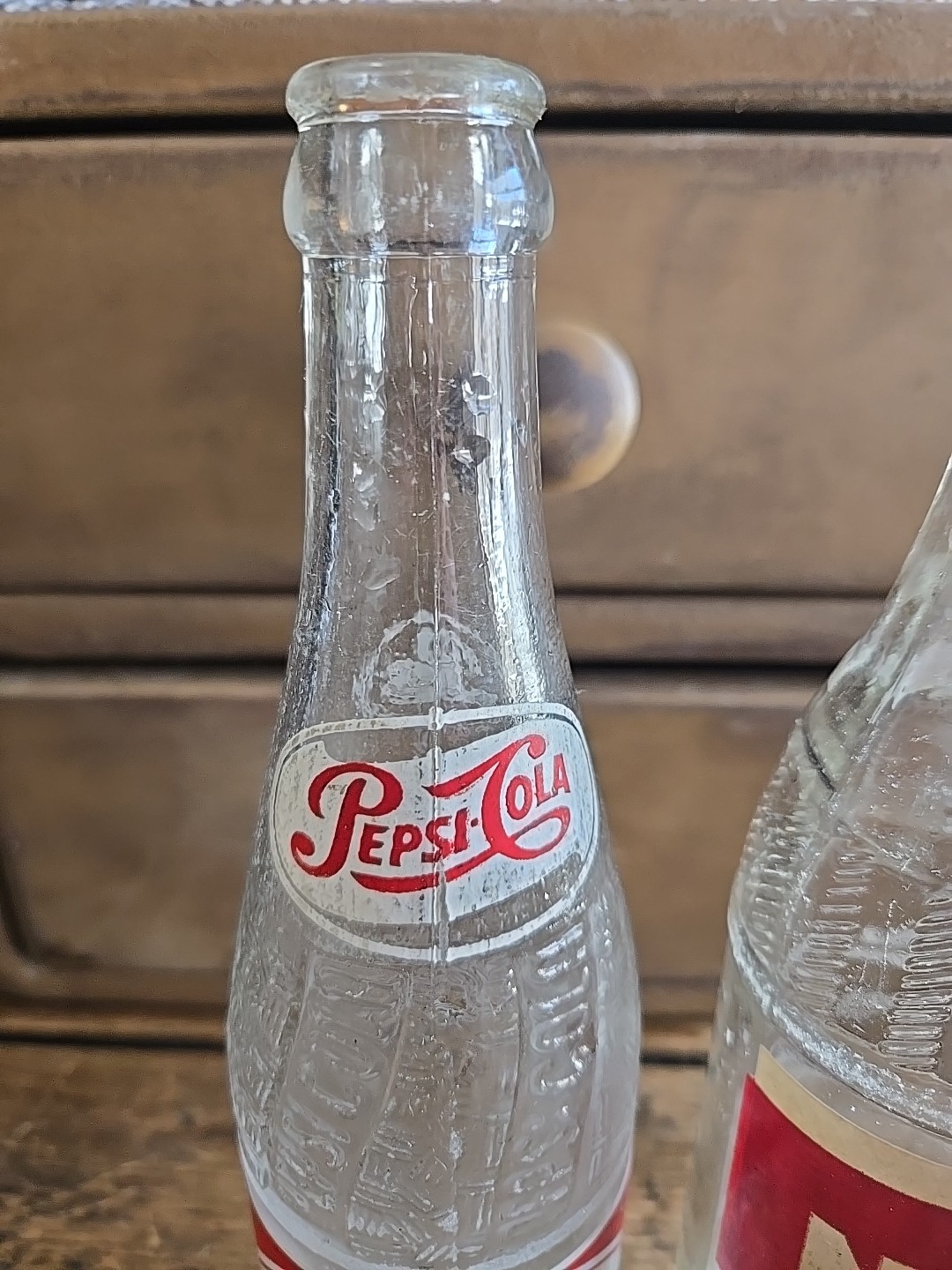 Vintage/General Store Advertising Pepsi Cola & Nehi Bottles