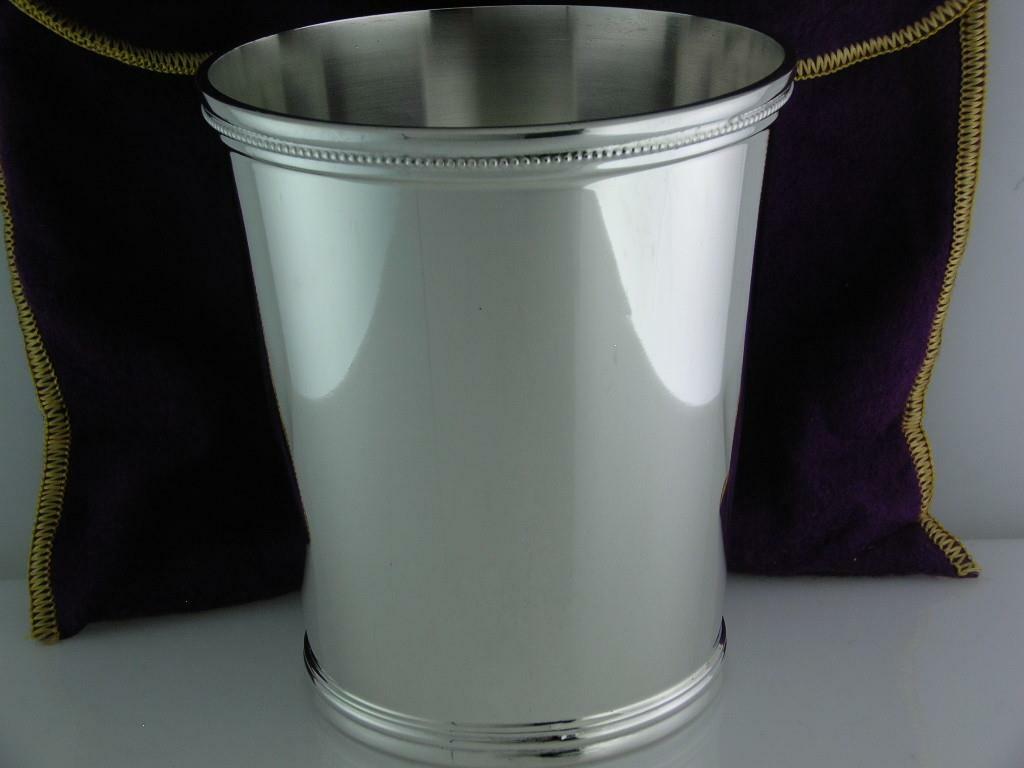 Sterling JACCARD Mint Julep Cup Replica 1850 Saint Louis 1946 Mint Cond ~$395 ea