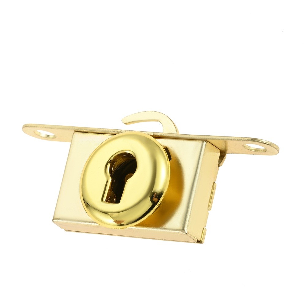 1 Set Full Mortise Mini Decorative Locks with Key Zinc Alloy Furniture Hardware