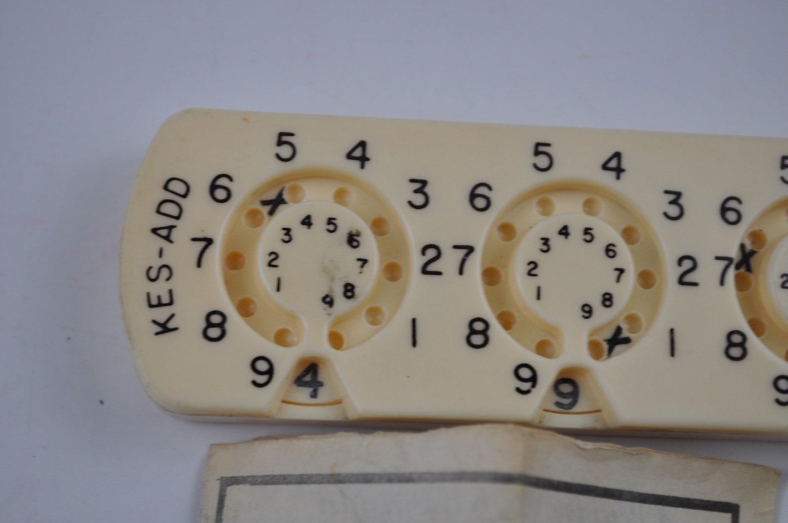 Vintage Hart Vance Pocket Adder – Adding Machine Calculator with Stylus
