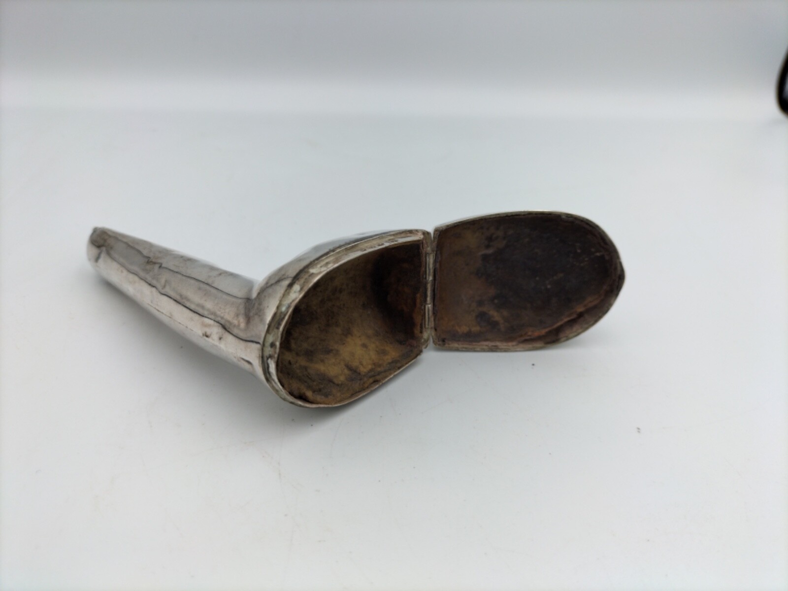 Antique Solid Silver Smoking Pipe Case William Neale 1899 Hallmarked 11cm