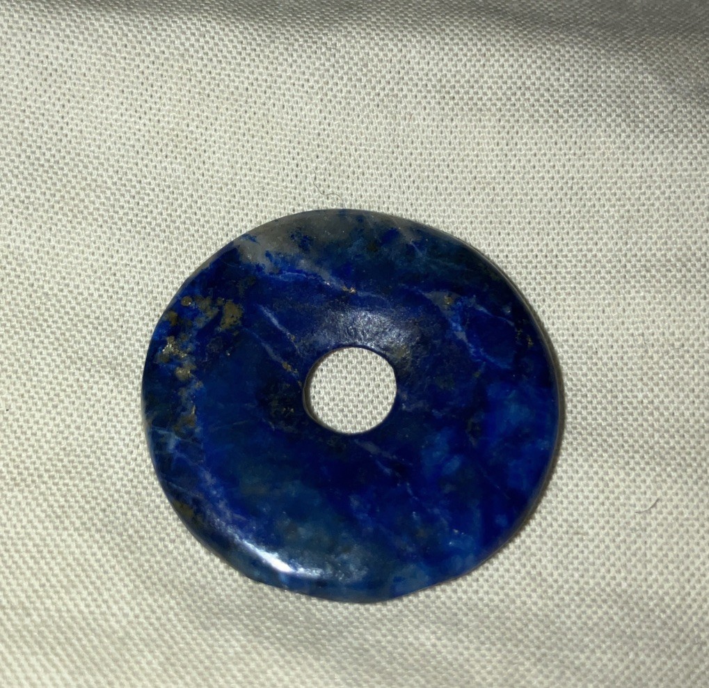 Lapis Lazuli Peace Buckle /Donut/Pendant