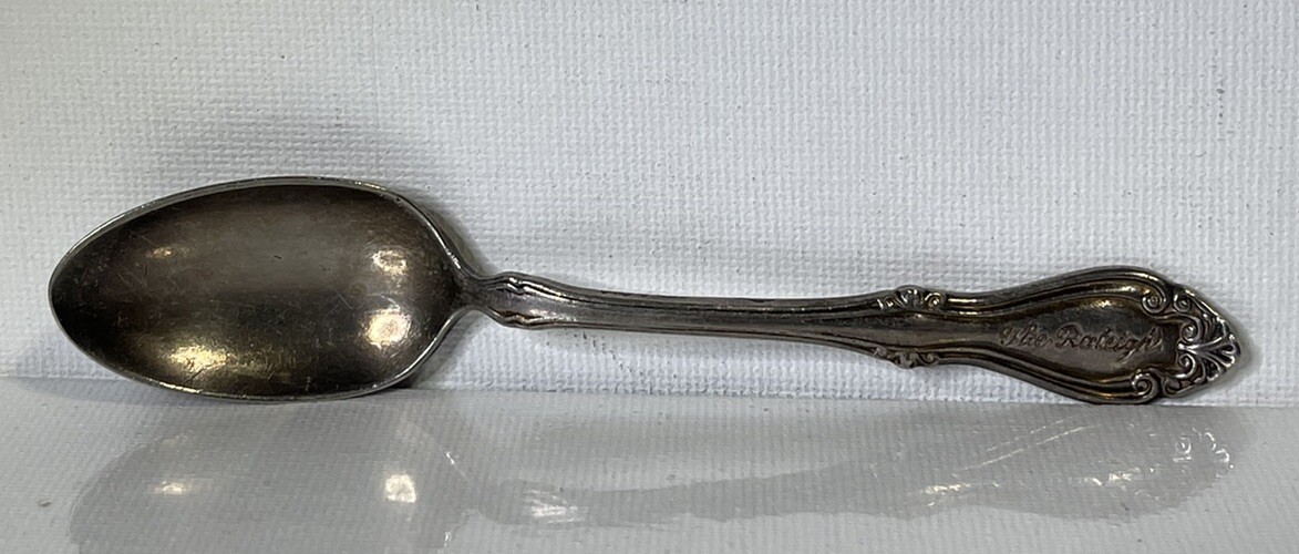 Vintage Silver Plate I.S. Co. “The Raleigh” Demitasse Spoon 1923 Lambda Sigma