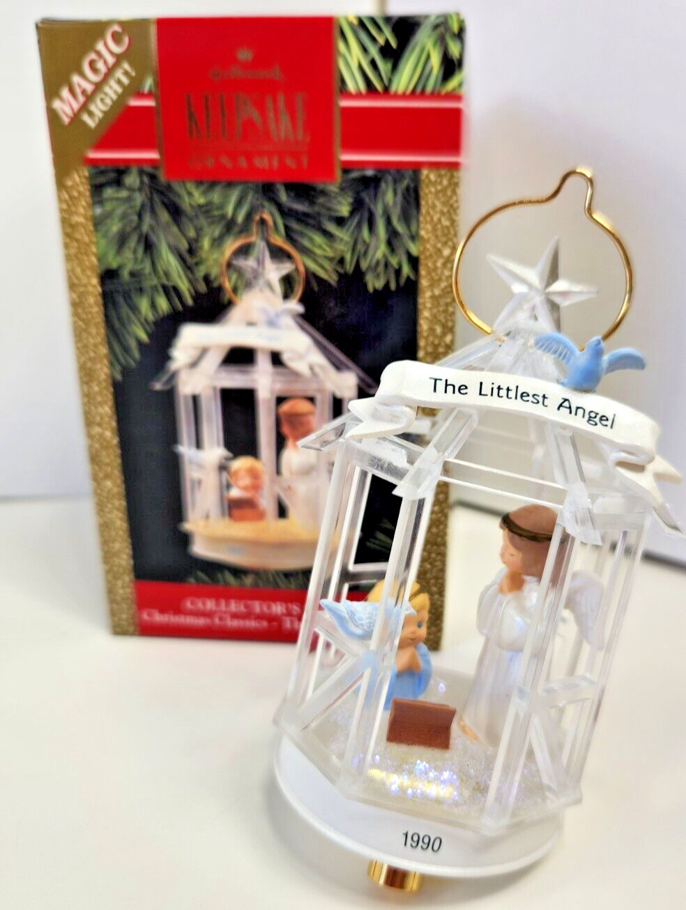 HALLMARK KEEPSAKE 1990 CHRISTMAS CLASSICS THE LITTLEST ANGEL COLLECTOR’S SERIES