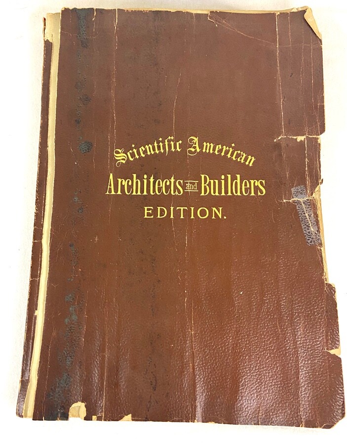 1887 – SCIENTIFIC AMERICAN ARCHITECTS & BUILDERS – 11 COLOR PLATES – FRAMABLE