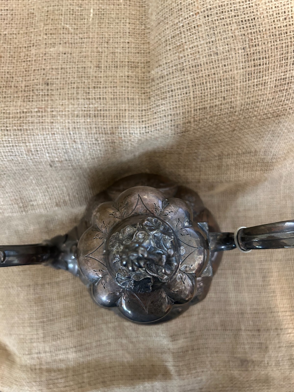 Teapot The Winthrop (Chased, Silverplate) by Reed & Barton