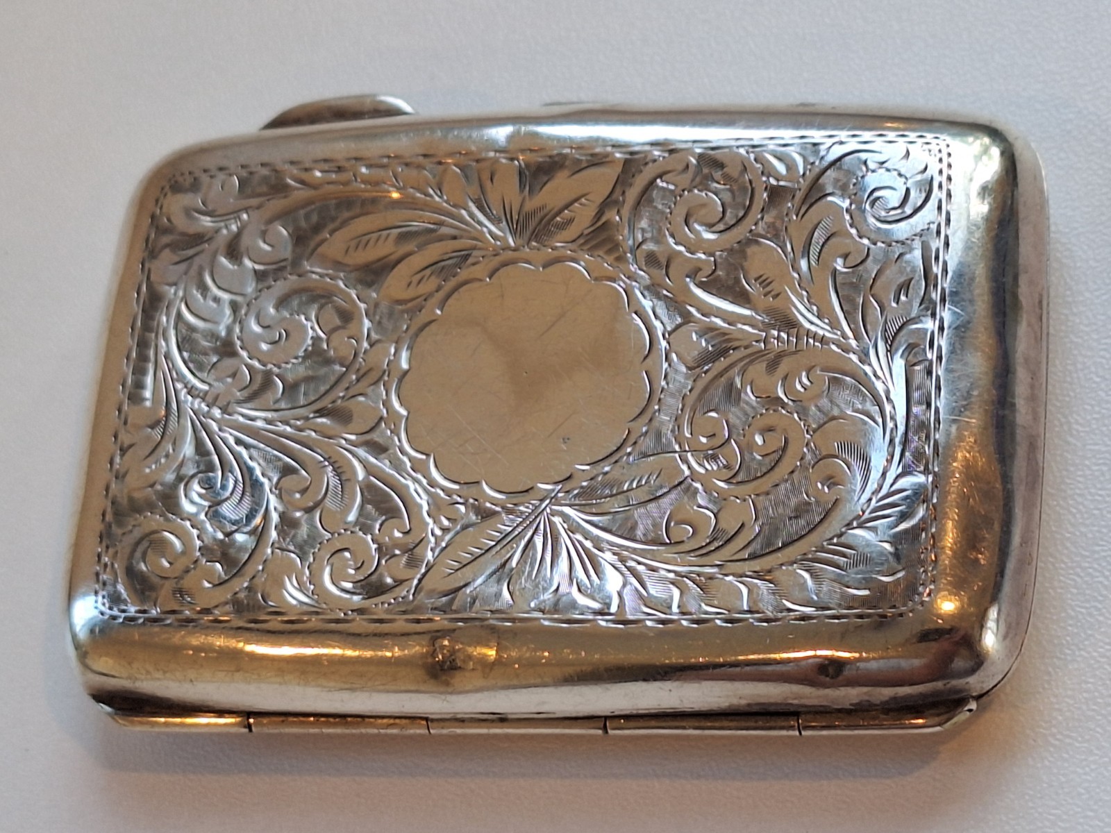 Vintage Cigarette Case 1917.Smith & Bartlam Stg Silver Birmingham…