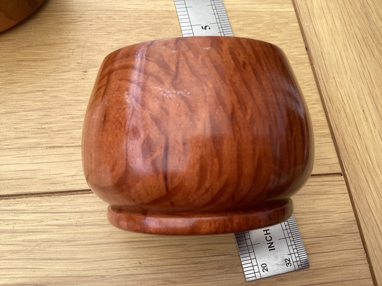 Small Handturned Pot from Australia using Sheook wood By N.A Basden #B24