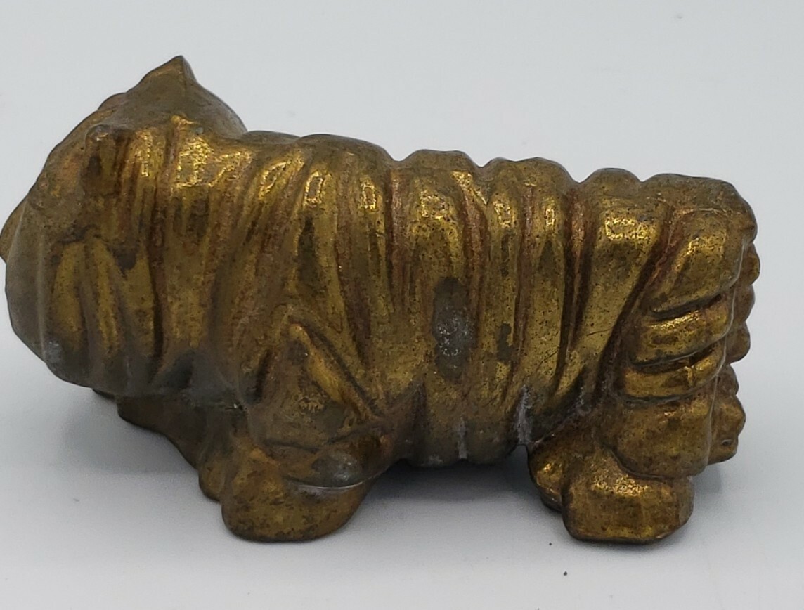Midcentury Modern Brass Cat Tiger Lion Lisa Larson Style Amazing