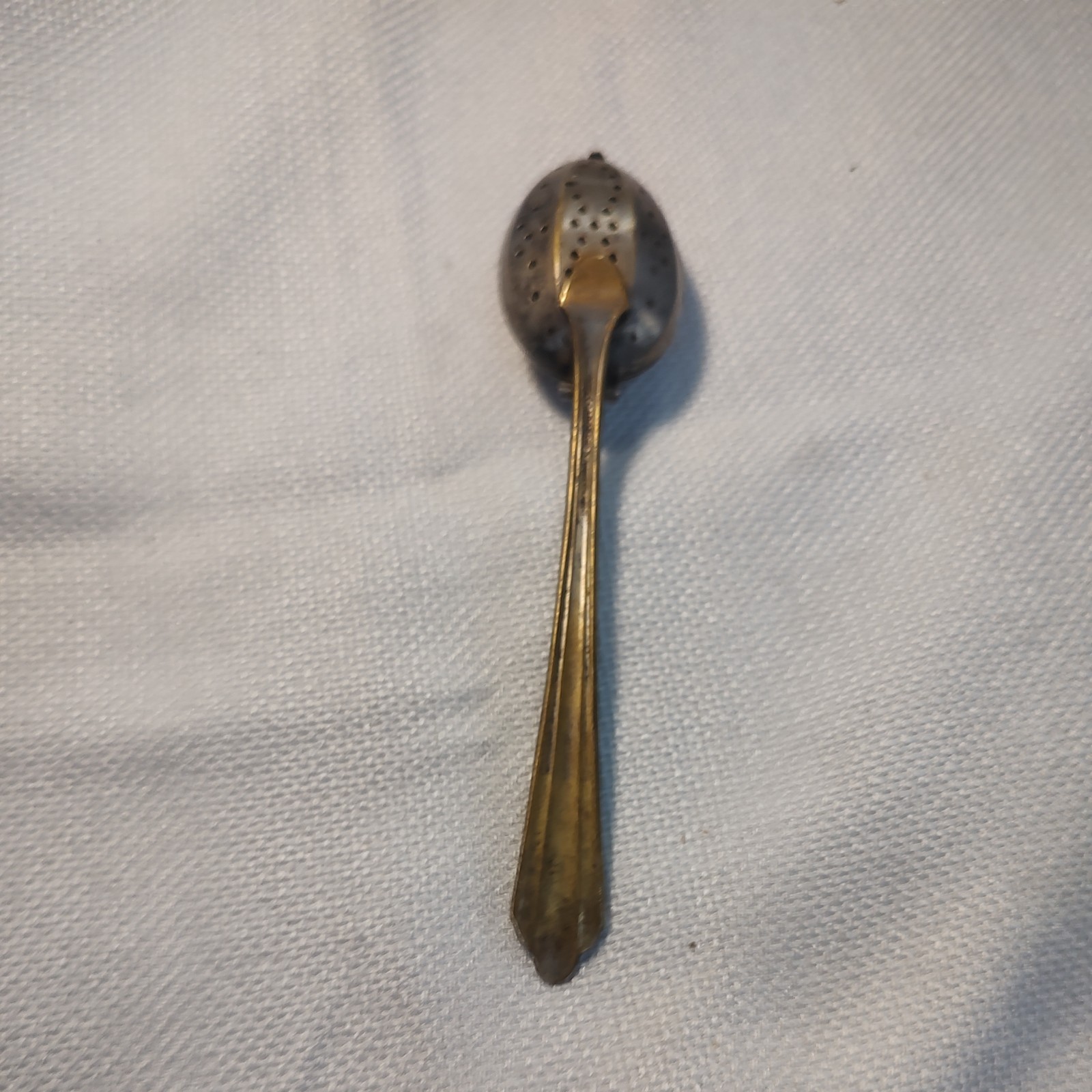 Antique Tea Infuser Hinged Spoon Early 1900’s Beautiful Piece Needs Cleaning