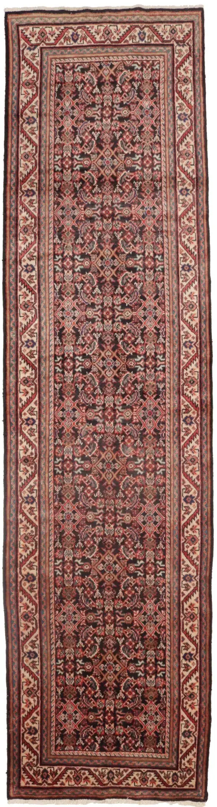 Antique Oriental Runner Rug Floral Oversized Hallway & Kitchen Carpet 4X15 ft