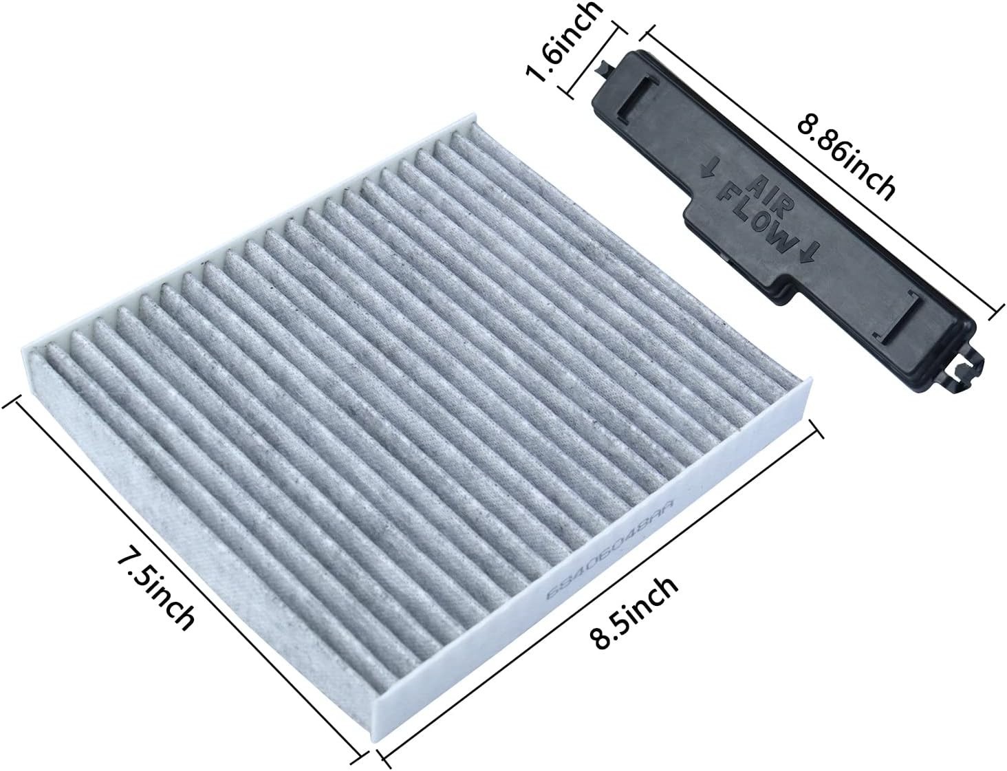 Carbon Cabin Air Filter Kit Compatible with Dodge Ram 1500 2500 3500 4500 5500 2
