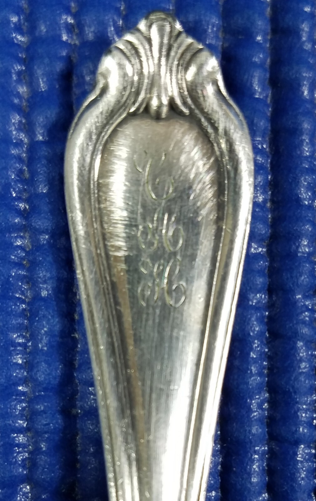 Youth Spoon MONTICELLO Silverplate 1907 by INTERNATIONAL SILVER w/Monogram