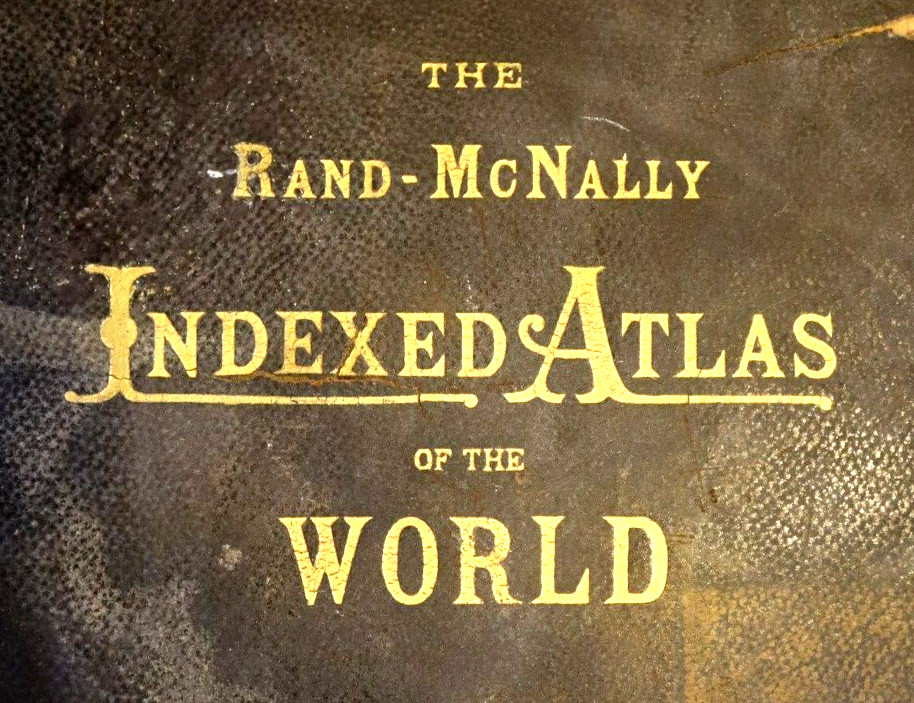 Old 1895 X-Large 28″x22″ Rand McNally Atlas Map ST. PAUL, MINNEAPOLIS ~ Free S&H