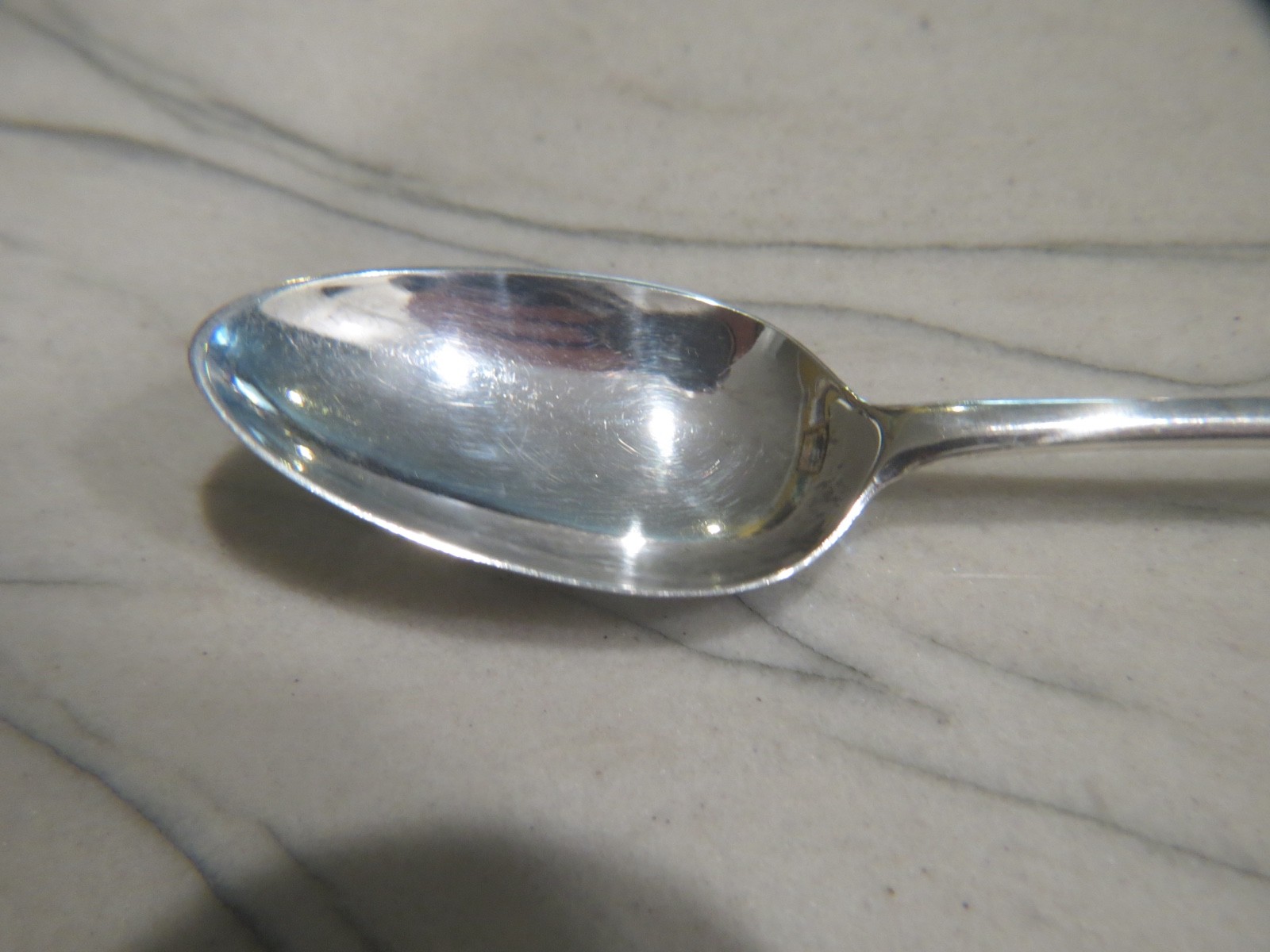Hester Bateman Sterling Silver Dessert Soup Spoons 1787 No Mono