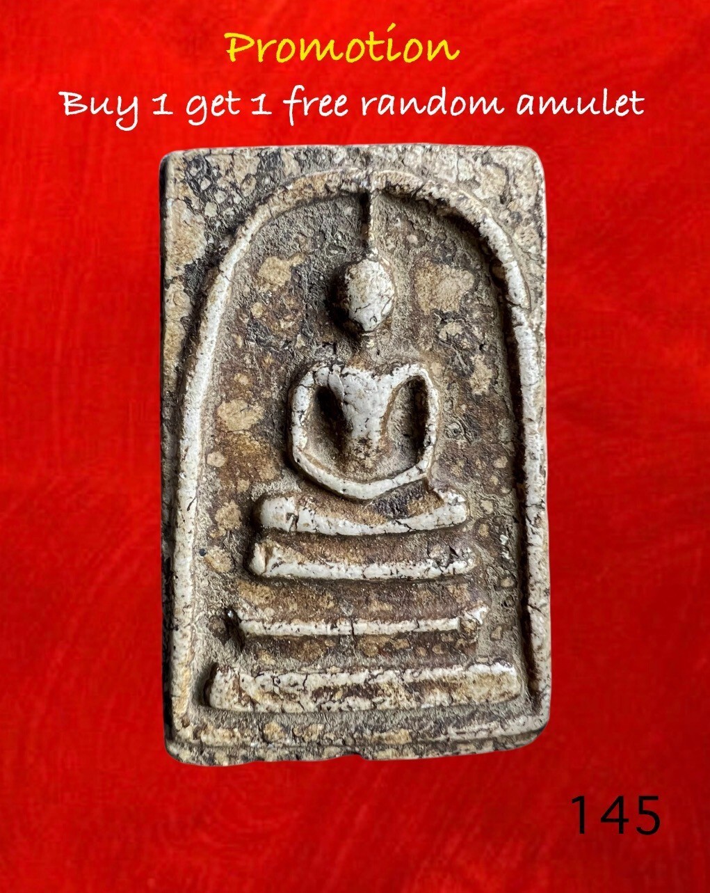 Old Thai Budda AMULET, It’s name is Phra Somdej To, very worth collecting No.145