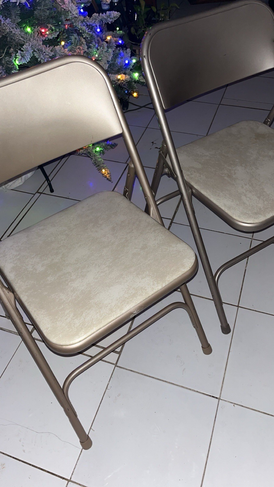 Samsonite Vintage Metal Folding Chairs (2)