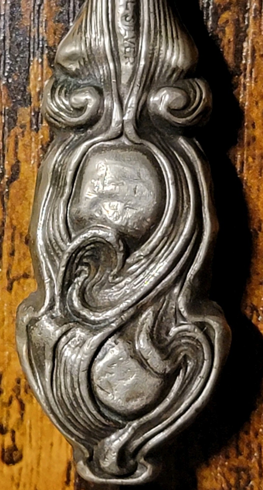 Bristol Silver Handle Small Mini Button/shoe Hook 6″ Antique