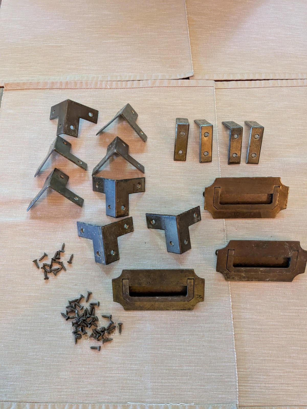 Vintage Brass Campaign Hardware