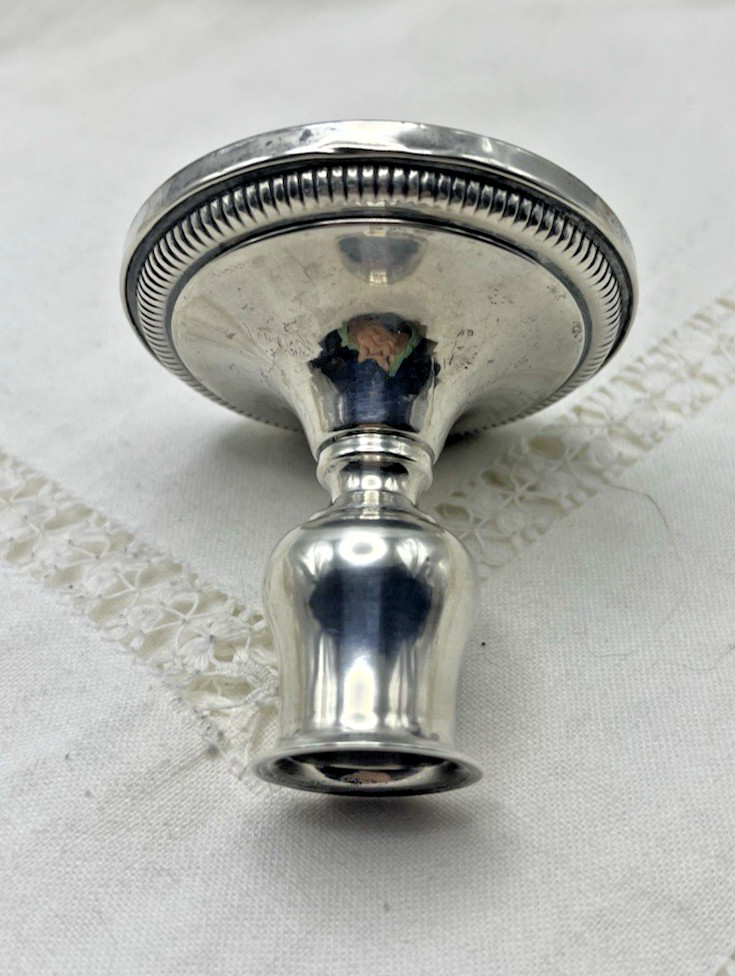 Single Fisher #1197 Weighted Sterling Silver Candle Holder