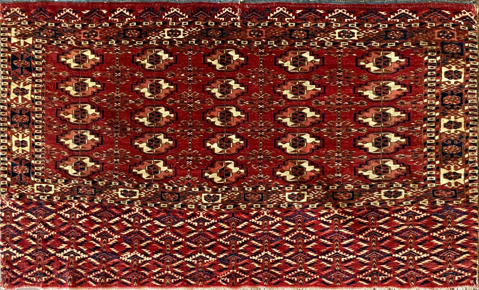 Antique Tekke Turkomen Rug, circa-1900’s Very Fine #11063 48″ x 26″