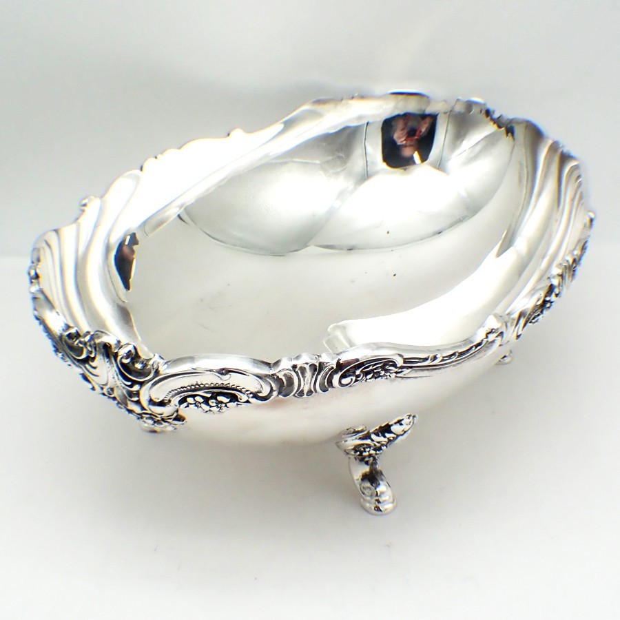 Wallace Baroque Oval Footed Fruit Bowl 214 Silver Plated