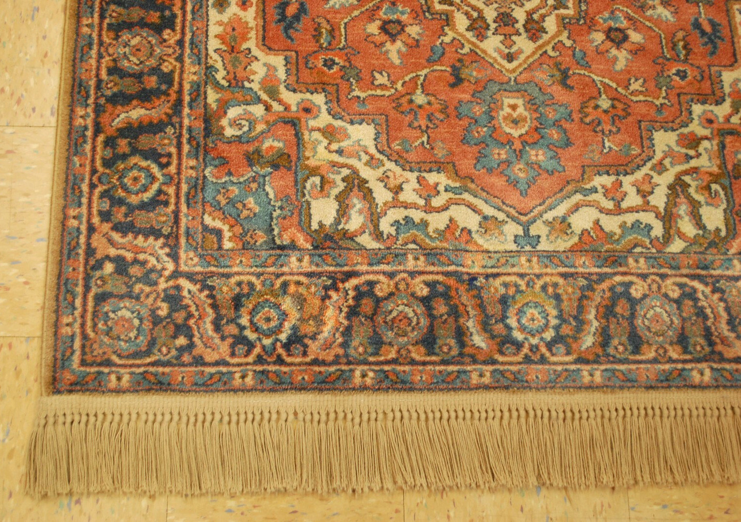 MINT AUTHENTIC AMERICAN KARASTAN ANTIQUE SERAPI PATTERN#744 RUG CARPET 4’3″ X 6′