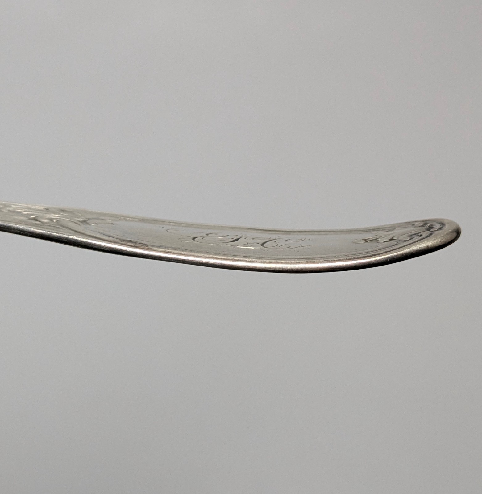 Tiffany & Co Coin Silver 1847 Patent Antique Sugar Sifter Ladle Monogrammed