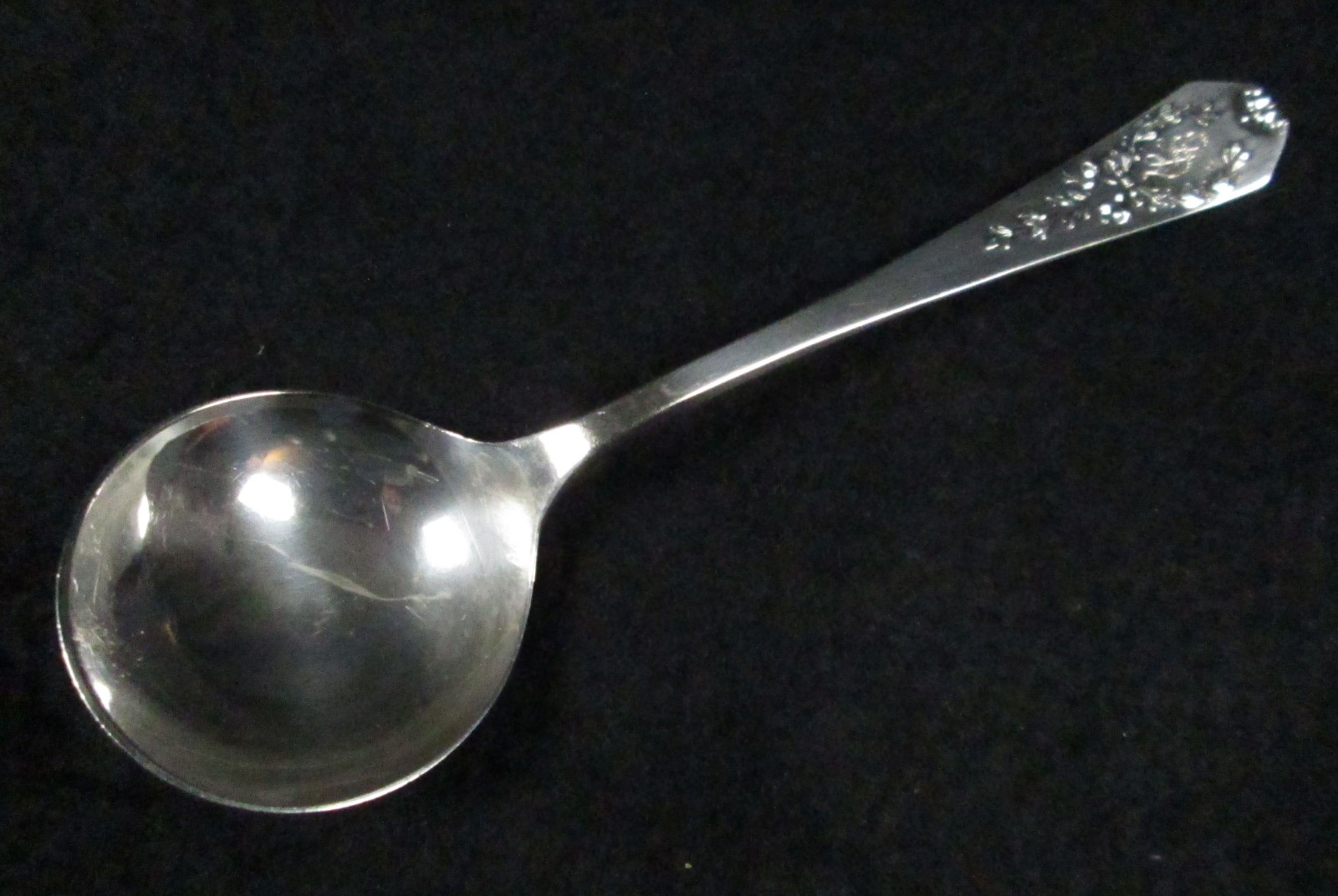 Antique Frank Whiting Solid 925 Sterling Sauce Ladlle, 1908 Madam Jumel Pattern