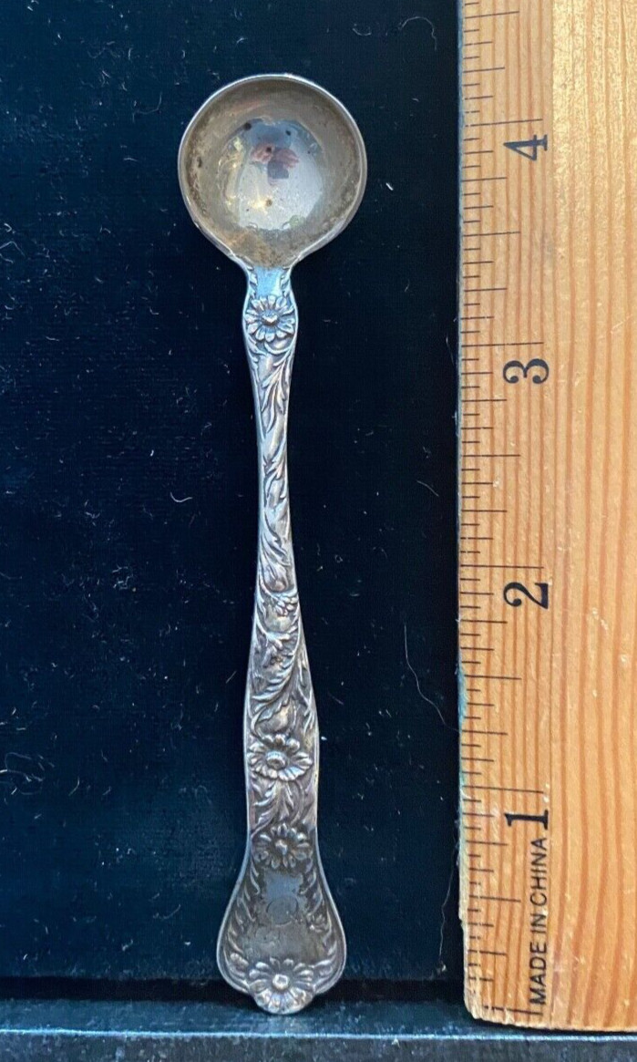 MARGUERITE- GORHAM STERLING SERVING ALL STERLING SMALL LADLE GREAT SHAPE MONOED