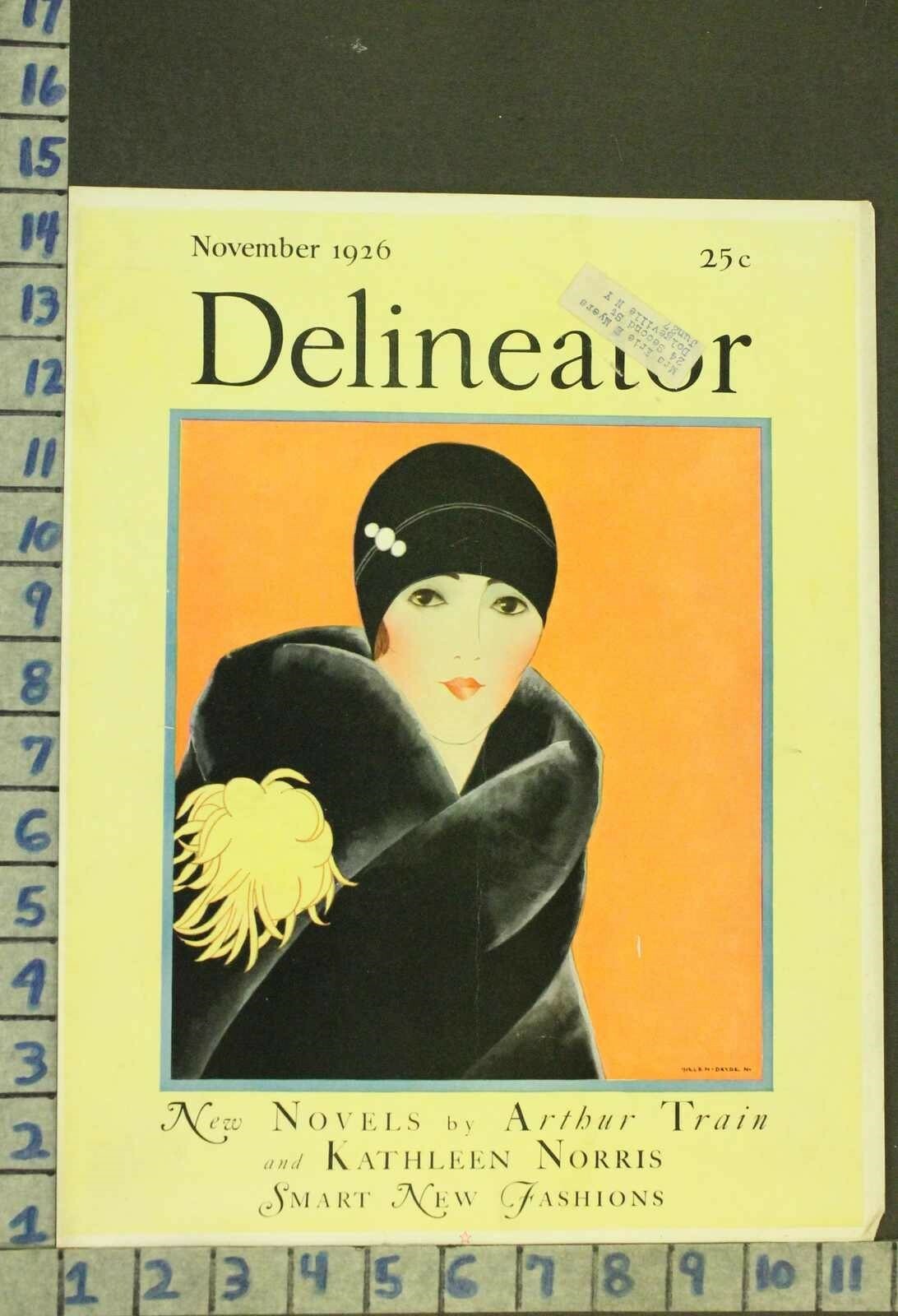 1926 ILLUS HELEN DRYDEN ART DECO FASHION STYLE BEAUTY ROMANCE LOVE COVER RN46