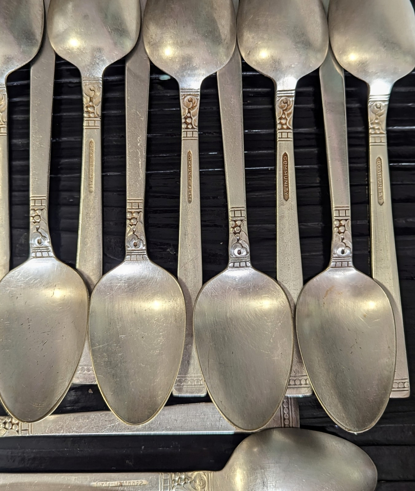 Oneida Community Plate Forever Teaspoons Silver plate Flatware 1939 Set Of 15