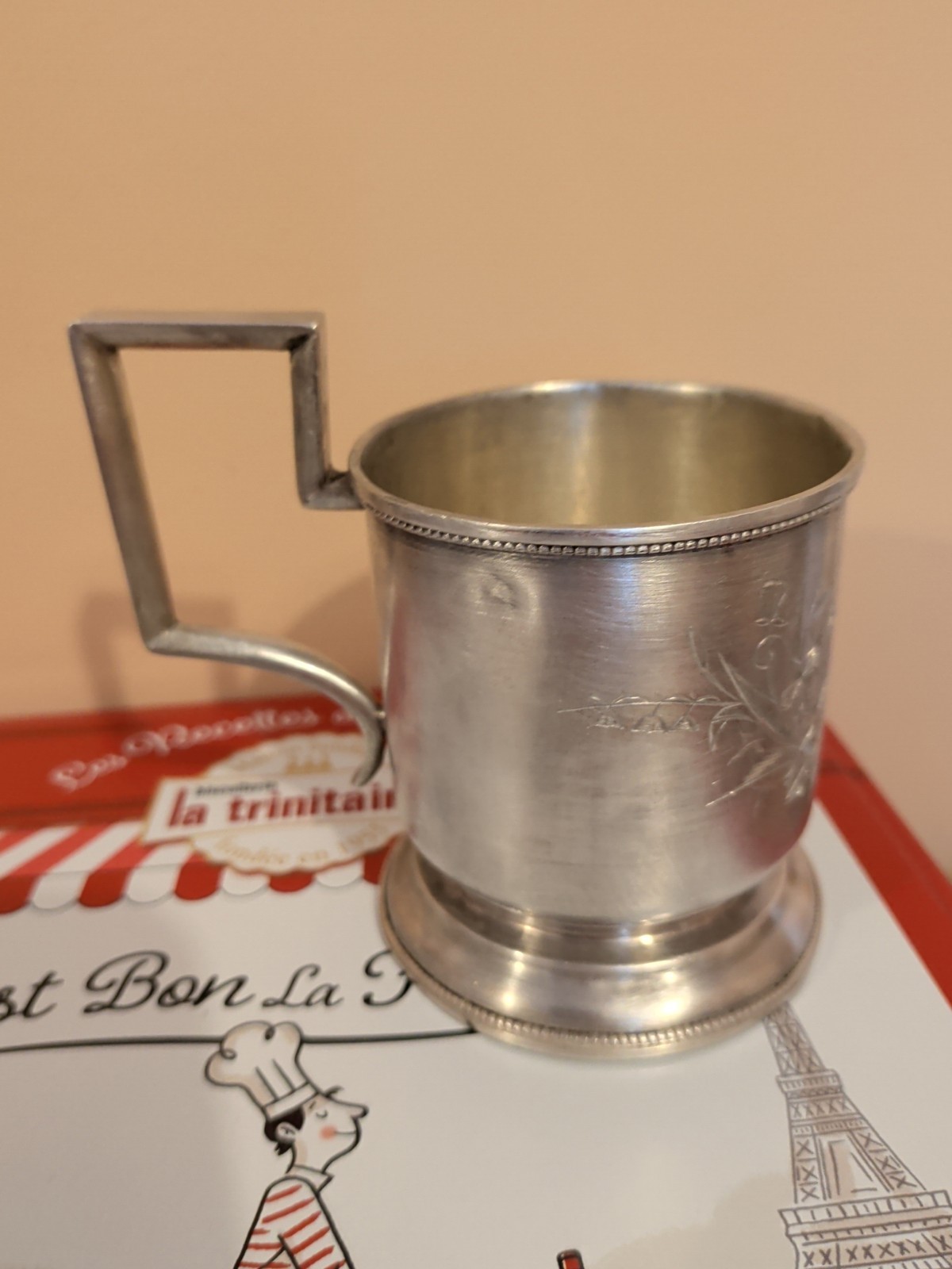Beautiful Antique Late 19th Century Russian Imperial 84 Silver Tea Glass Holder