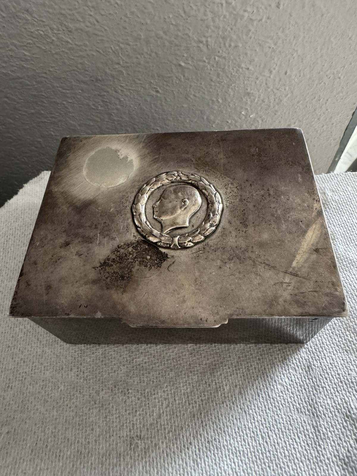 Antique Georgian Irish Sterling Box Silversmith Robert Calderwood 1748