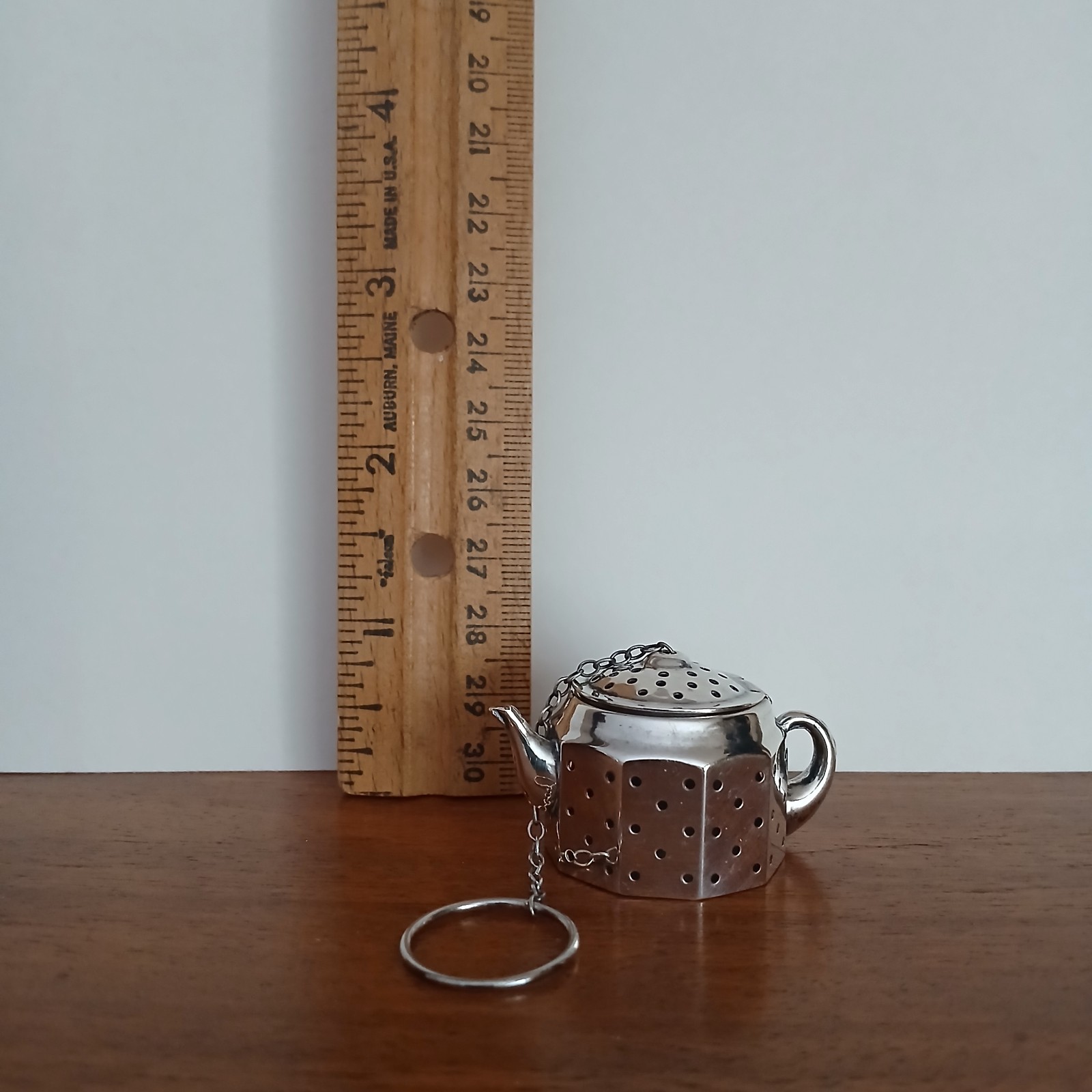 Sterling Silver Teapot Kettle Tea Diffuser Strainer Amcraft Attleboro MA