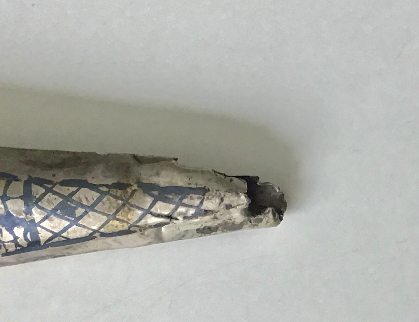 Russian silver antique niello Dagger Caucasian Kindjal knife ottoman