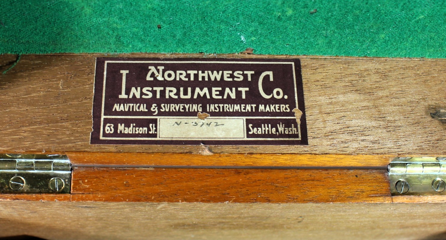 English Made Mahogany Boxed Brass Sextant – F H Palmen (Barrow in Furness) c1895