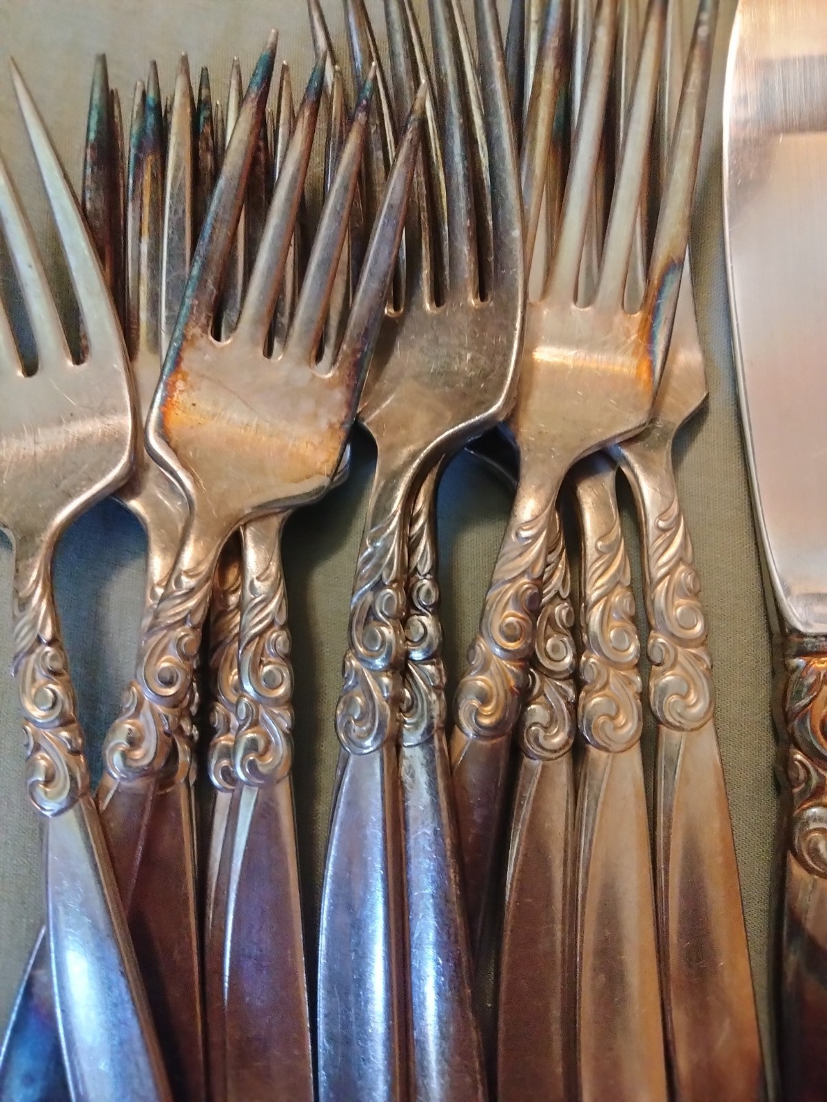 36 pieces silverplated flatware SOUTH SEAS 1955 Oneida Community MCM