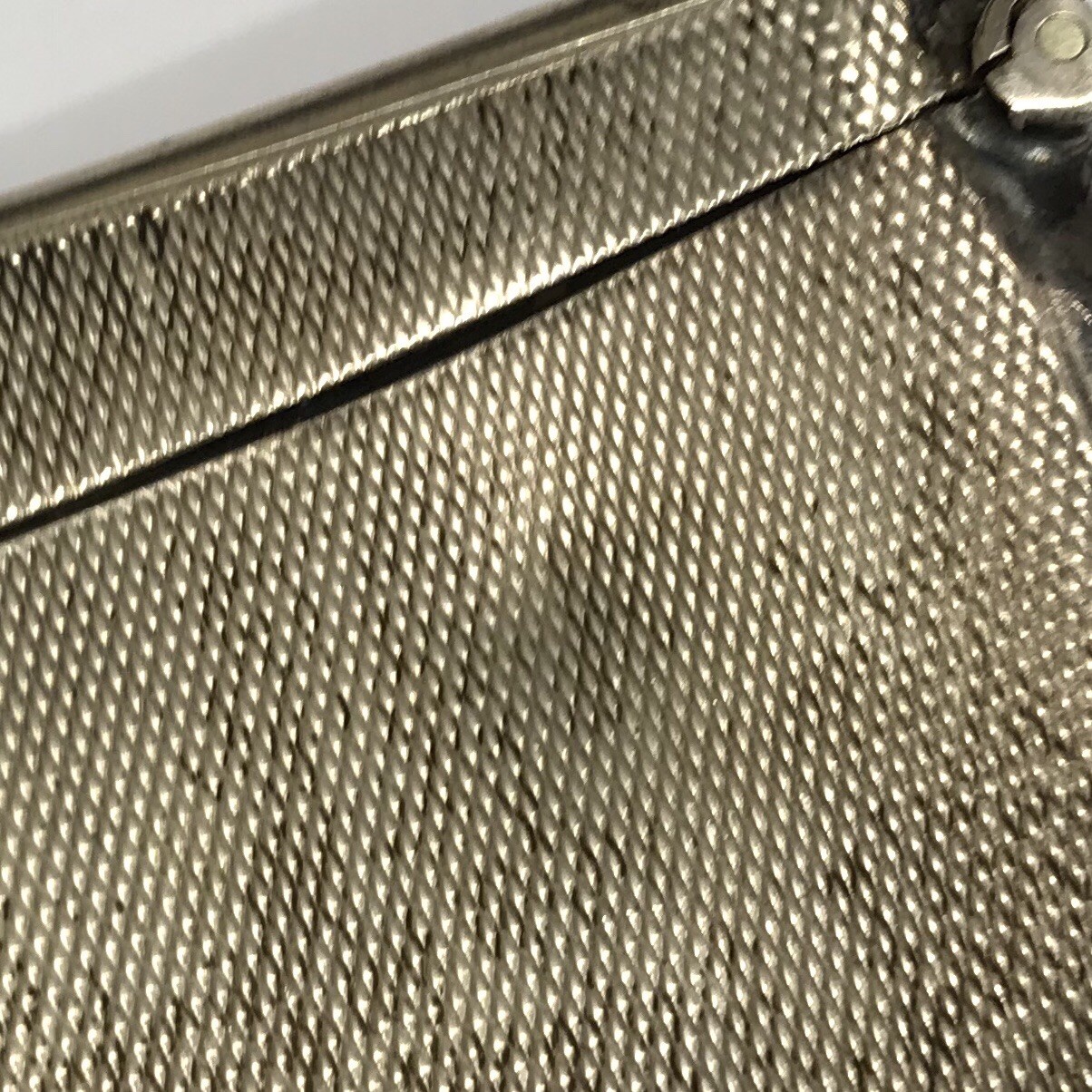 1936 E J Trevitt & Sons Solid Silver Card Case. 31.4g. 4cm X 8cm