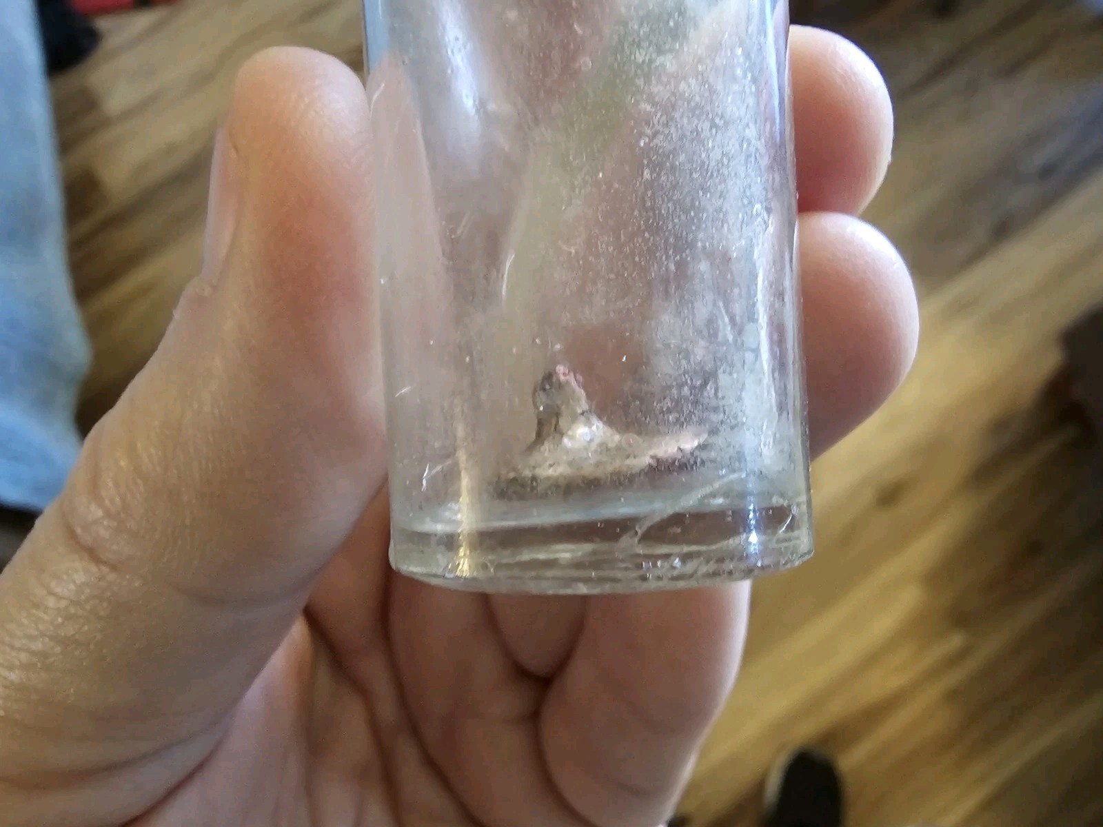 Vintage tiny Apothecary Jar, 1 Oz