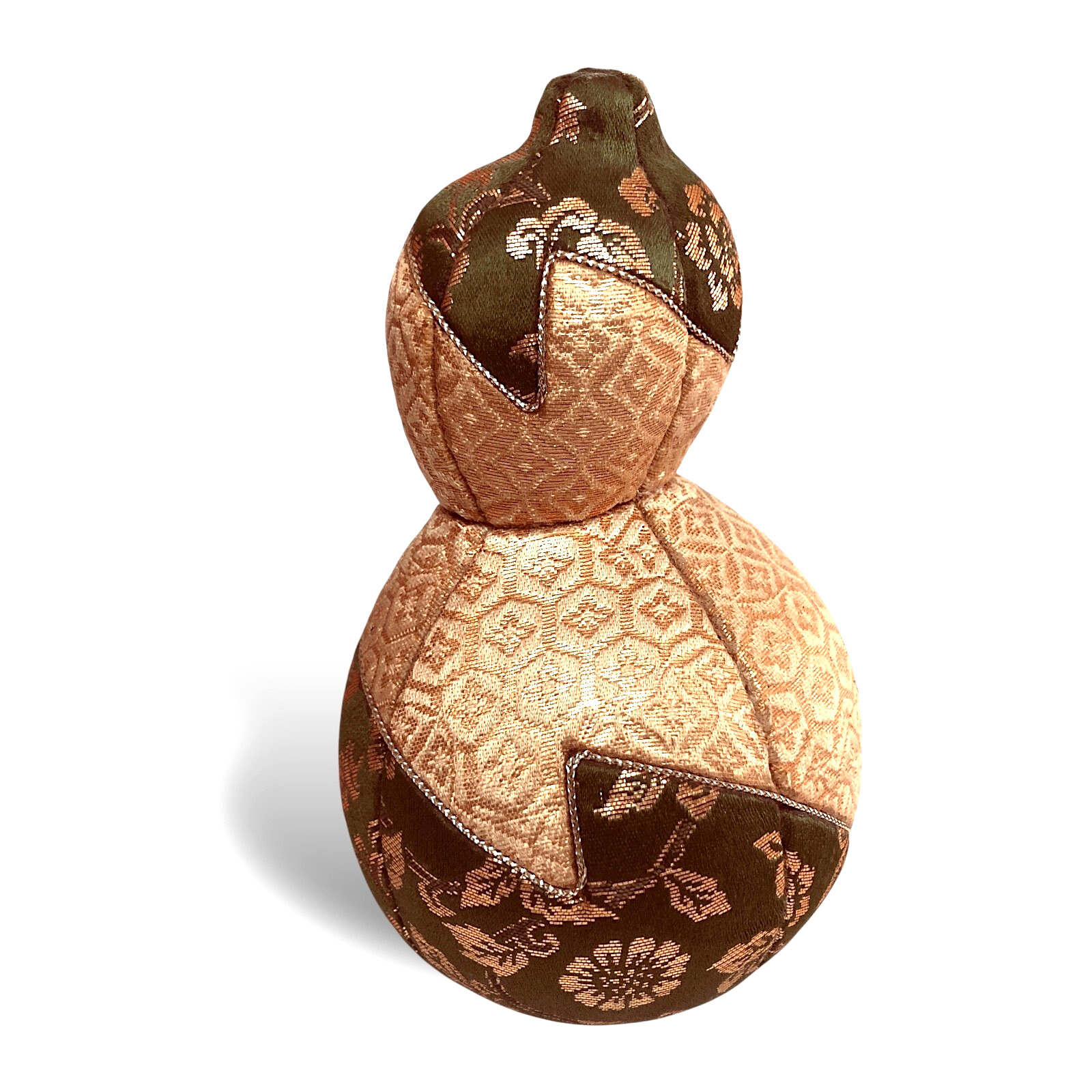 Japanese Kimekomi Doll Gourd Calabash Shaped Craft Lucky Charm Fortune Decor G1